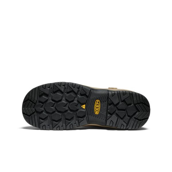 Men's Evanston Pull-On Waterproof Boot (Carbon Toe) | Bison/Black