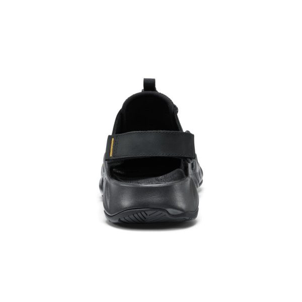 Men's Hyperport Fisherman Leather Sandal  |  Black/Keen Yellow