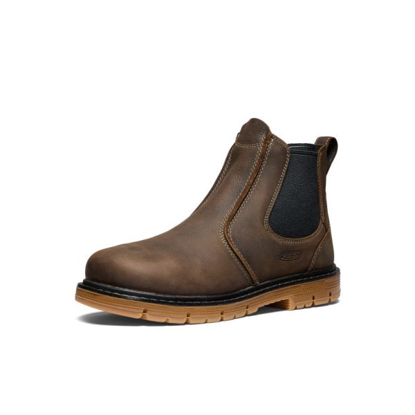 Men's San Jose Chelsea 90?? Heel Boot (Aluminum Toe)  |  Cascade Brown/Gum