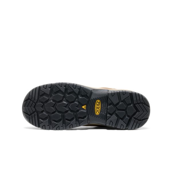 Men's Evanston Chelsea Waterproof Work Boot (Carbon Toe)  |  Bison/Black