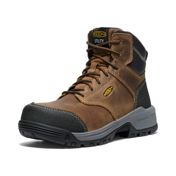 Women's Evanston 6 ESD Boot (Carbon Toe)  |  Bison/Black