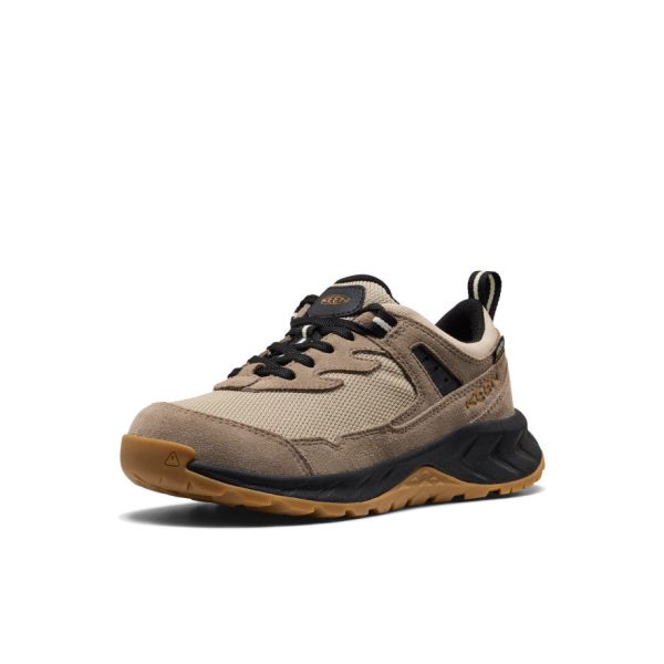 Big Kids' Hightrail Waterproof Hiking Shoe | Brindle/Oak Buff