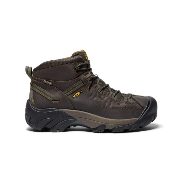 Men's Targhee II Mid Waterproof Hiking Boots | Canteen/Dark Olive