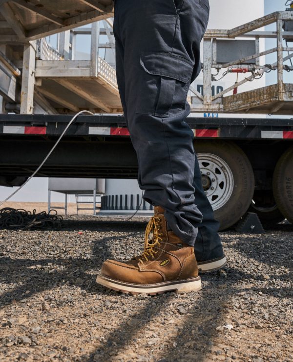 Men's Cincinnati 8 Waterproof 90° Heel Boot (Carbon Toe)  |  Belgian/Sandshell