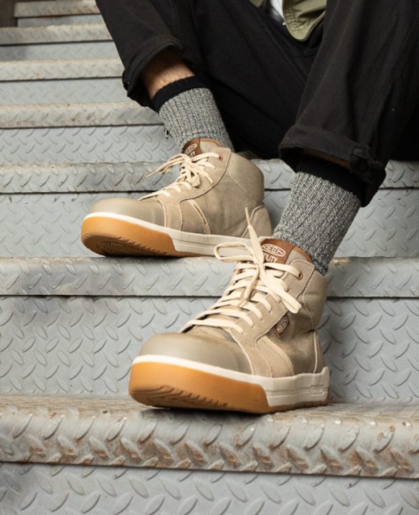 Men's Kenton Mid Work Shoe (Carbon Toe)  |  Brindle/Gum