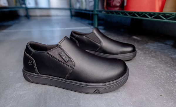 Men's Kenton Shift WTX Work Shoe (Soft Toe)  |  Black/Black