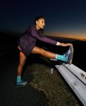 Women's Roam Waterproof Trail Running Shoe | Faded Denim/Lemon Grass