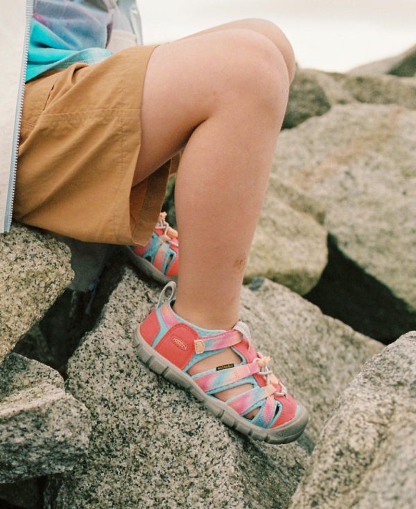 Big Kids' Seacamp II CNX  |  Bright Aqua/Giggle Pink