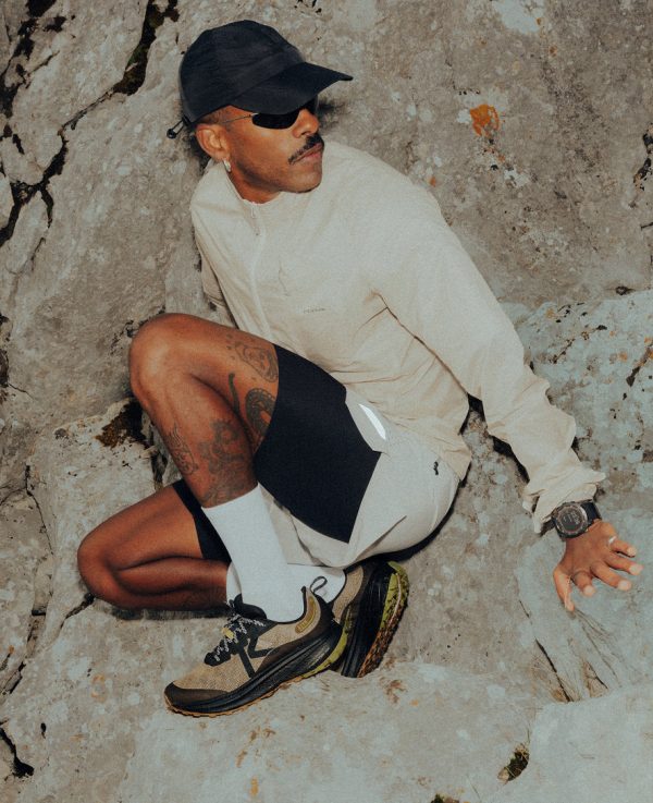 Men's Roam Trail Running Shoe  |  Camo/Safety Orange