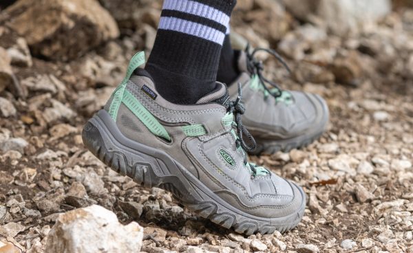 Women's Targhee IV Waterproof Hiking Shoe  |  Abbey Stone/Lily Pad
