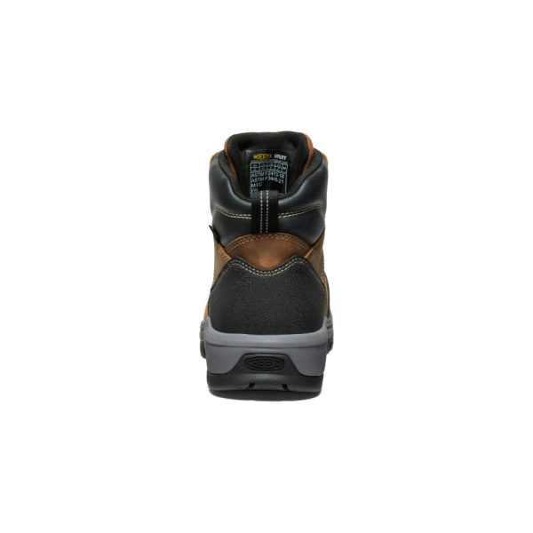 Men's Evanston 6 Waterproof Boot (Carbon Toe)  |  Bison/Black
