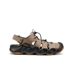 Men's Hyperport Fisherman Leather Sandal  |  Brindle/Oak Buff