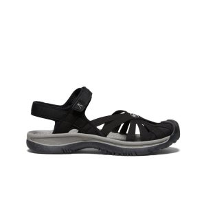 Women's Rose Sandal  |  Black/Neutral Gray