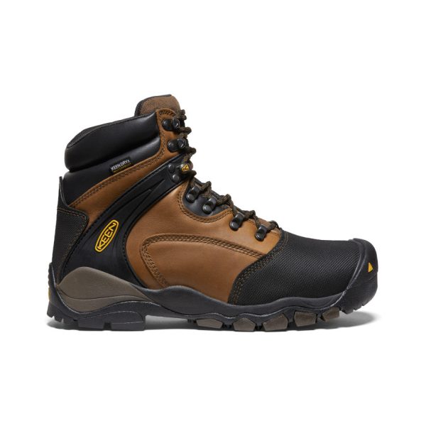 Men's Louisville 6 MET Waterproof Boot (Steel Toe) | Slate Black