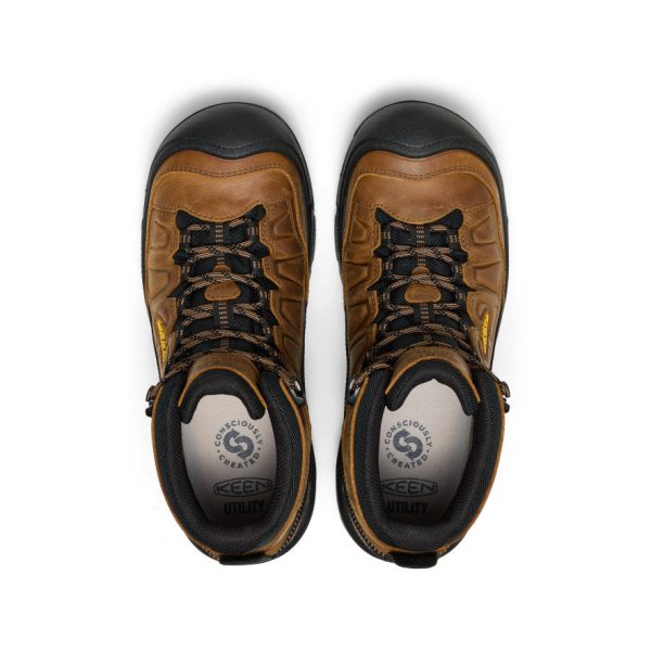 Men's Targhee IV Waterproof Work Boot (Soft Toe)  |  Belgian/Black