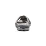 Women's Bali Leather Slide Sandal  |  Lily Pad/Steel Grey