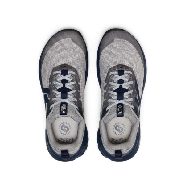 Men's Roam Trail Running Shoe | Alloy/Naval Academy
