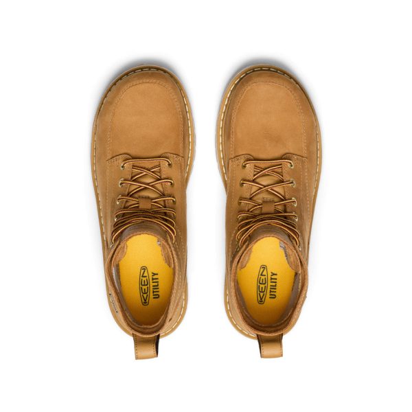 Men's San Jose 6 Waterproof 90° Heel Boot (Aluminum Toe)  |  Bistre/Gum
